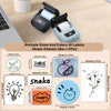 A Set Of 3pcs Label Printing Kit - SK58 Label Making Machine - Commercial Label, Barcode, Office, Cable, Retail Label Printer, Can Choose Fonts, Icons, Templates, Portable Wireless Thermal Label Manufacturer Printer, Compatib