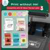 A Set Of 3pcs Label Printing Kit - SK58 Label Making Machine - Commercial Label, Barcode, Office, Cable, Retail Label Printer, Can Choose Fonts, Icons, Templates, Portable Wireless Thermal Label Manufacturer Printer, Compatib