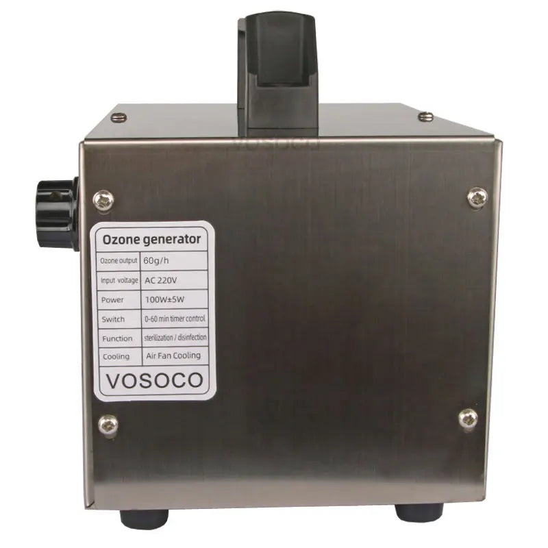 VOSOCO 60g/h Ozone Generator Portable Ozonizer Air Purifier Cleaner Sterilizer Treatment Removal Formaldehyde Ozone Machine