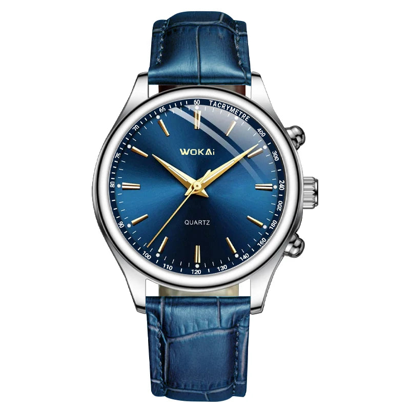 New 2023wokai business watch Quartz sports watch leisure belt men's women's clock
