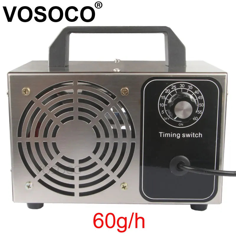 VOSOCO 60g/h Ozone Generator Portable Ozonizer Air Purifier Cleaner Sterilizer Treatment Removal Formaldehyde Ozone Machine