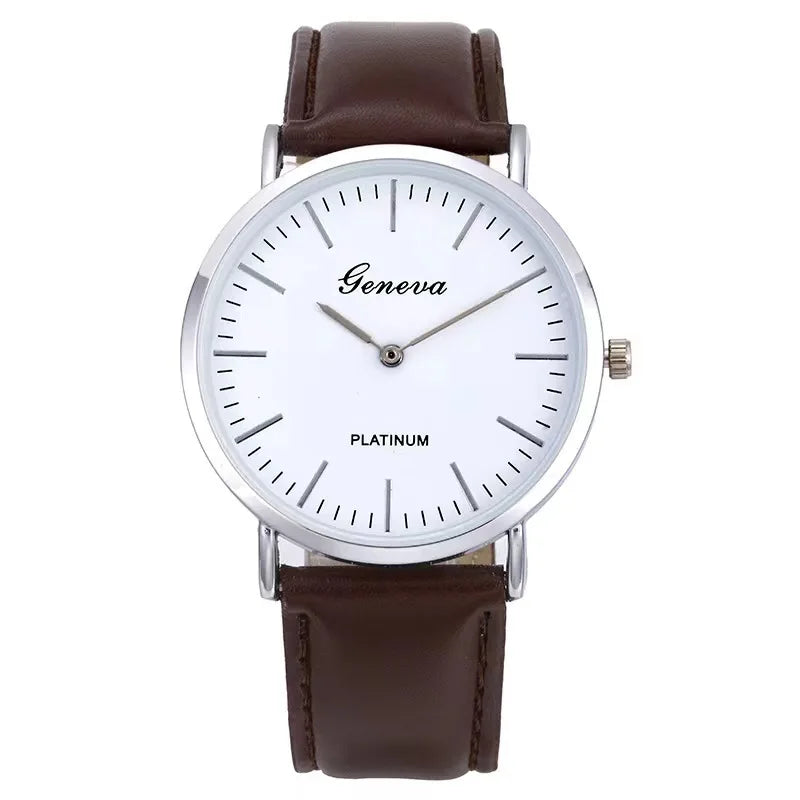 New 2023wokai business watch Quartz sports watch leisure belt men's women's clock