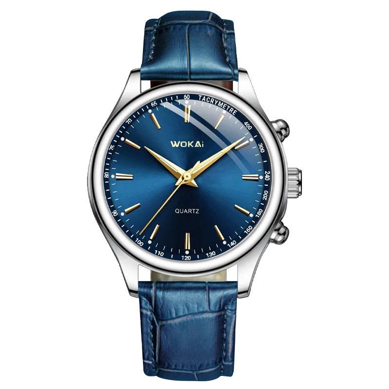 New 2023wokai business watch Quartz sports watch leisure belt men's women's clock