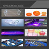 500W Air-cooled purple light 365nm 405nm 395nm fluorescent detection shadowless glue green oil resin UV curing lamp