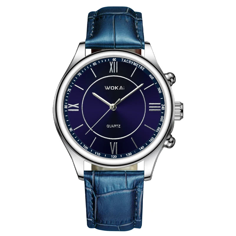 New 2023wokai business watch Quartz sports watch leisure belt men's women's clock