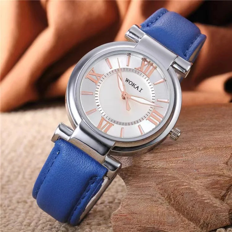 New 2023wokai business watch Quartz sports watch leisure belt men's women's clock